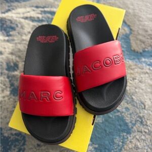 Marc Jacobs Bold Red Slides